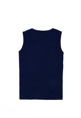 Çocuk Lacivert Atlet Tişört - 50247342015