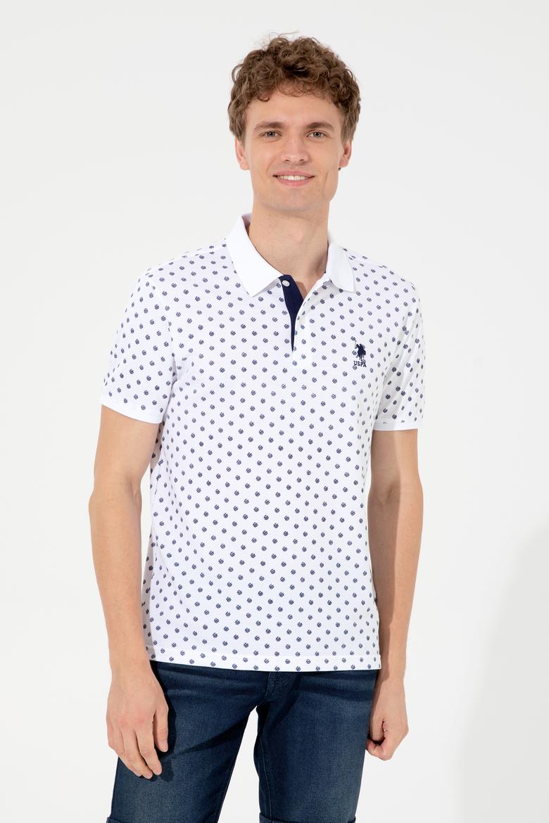 Erkek Beyaz Polo Yaka Tişört - 50249168007