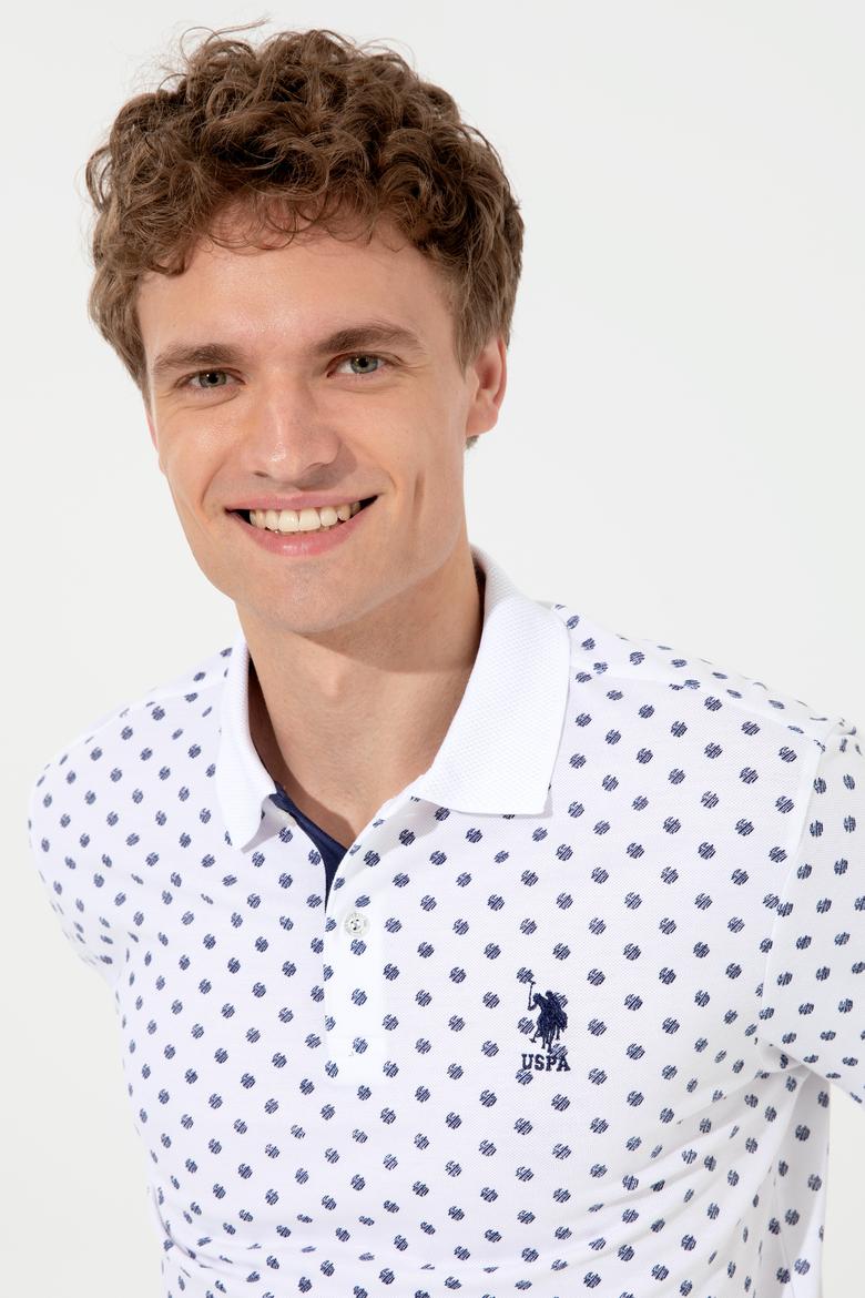 Erkek Beyaz Polo Yaka Tişört - 50249168007