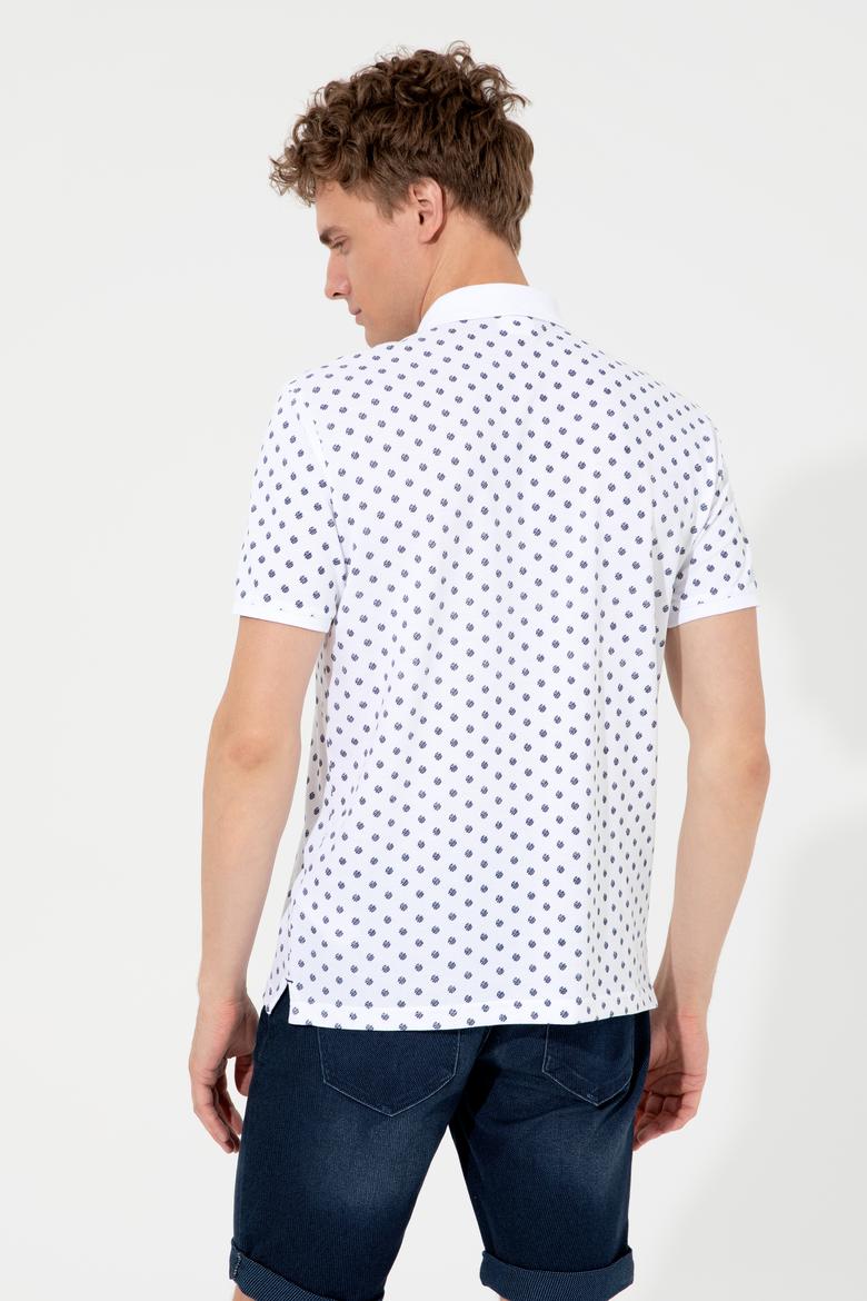 Erkek Beyaz Polo Yaka Tişört - 50249168007