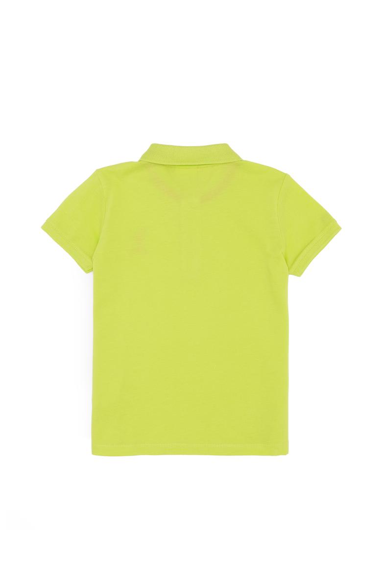 Erkek Çocuk Fıstık Yeşili Polo Yaka Tişört - 50249283132