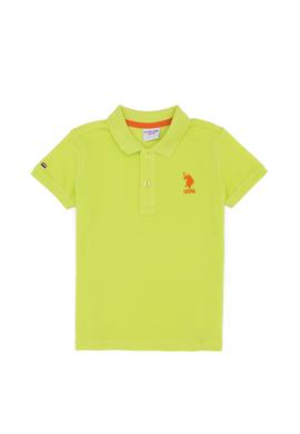 Erkek Çocuk Fıstık Yeşili Polo Yaka Tişört - 50249283132