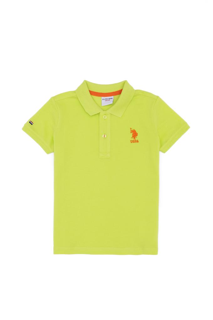 Erkek Çocuk Fıstık Yeşili Polo Yaka Tişört