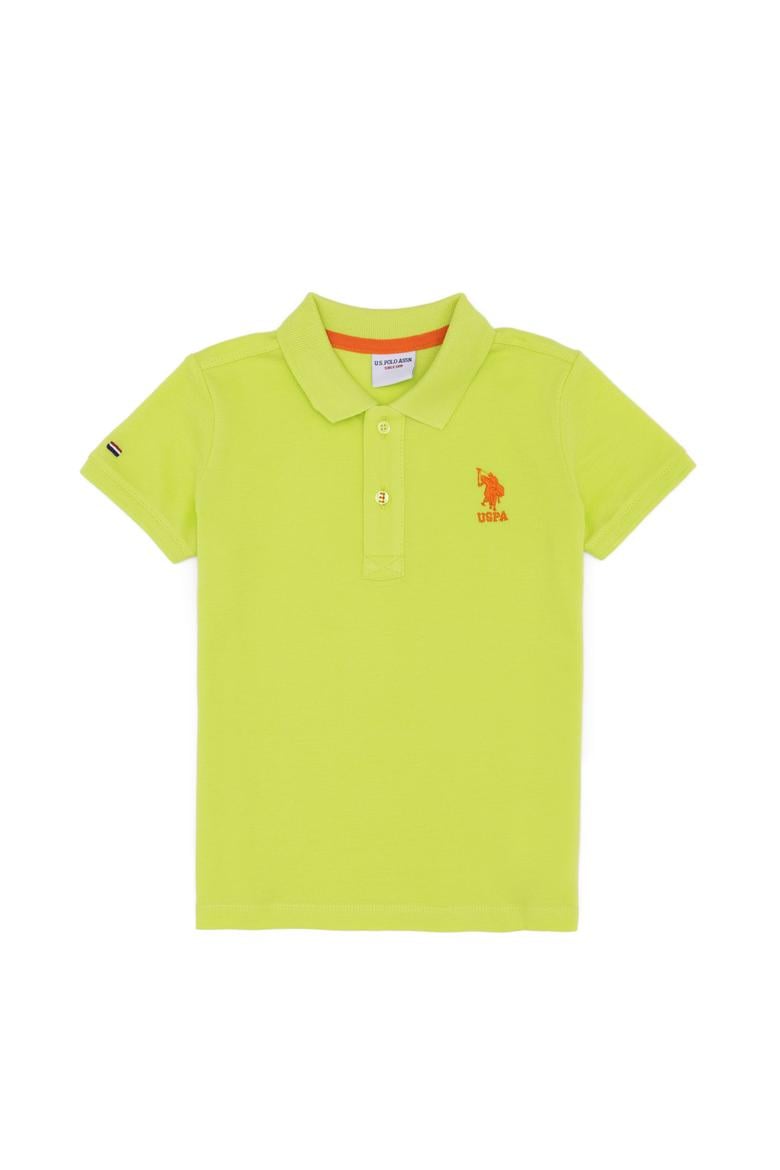 Erkek Çocuk Fıstık Yeşili Polo Yaka Tişört