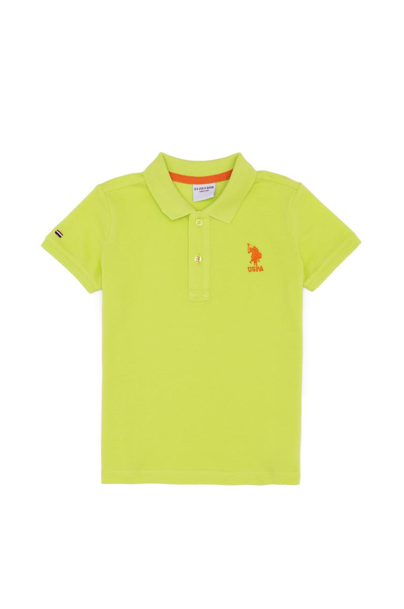 Erkek Çocuk Fıstık Yeşili Polo Yaka Tişört