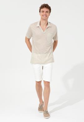 Erkek Taş Polo Yaka Tişört - 50250302016