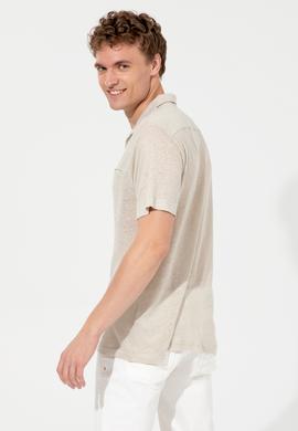 Erkek Taş Polo Yaka Tişört - 50250302016