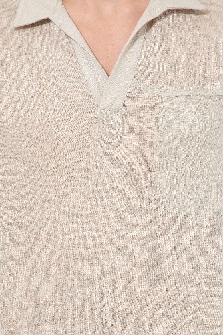 Erkek Taş Polo Yaka Tişört - 50250302016