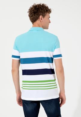 Erkek Turkuaz Polo Yaka Tişört - 50247785010