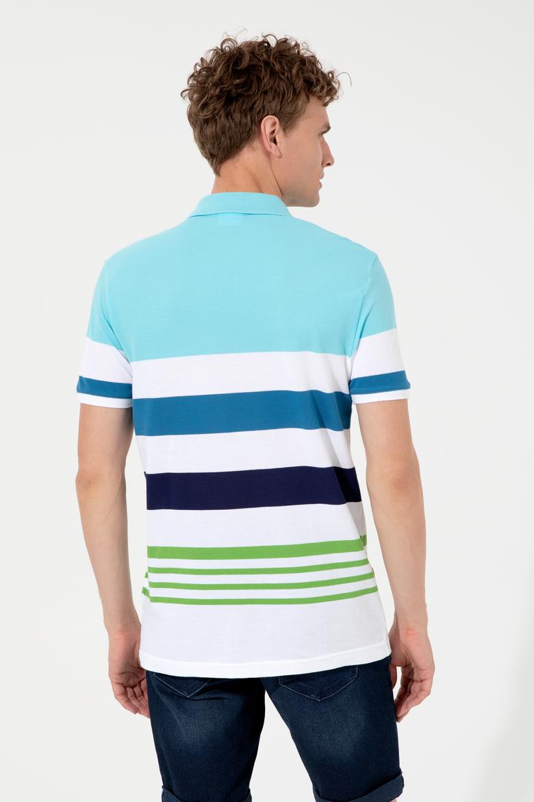 Erkek Turkuaz Polo Yaka Tişört - 50247785010