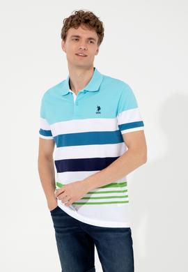 Erkek Turkuaz Polo Yaka Tişört - 50247785010