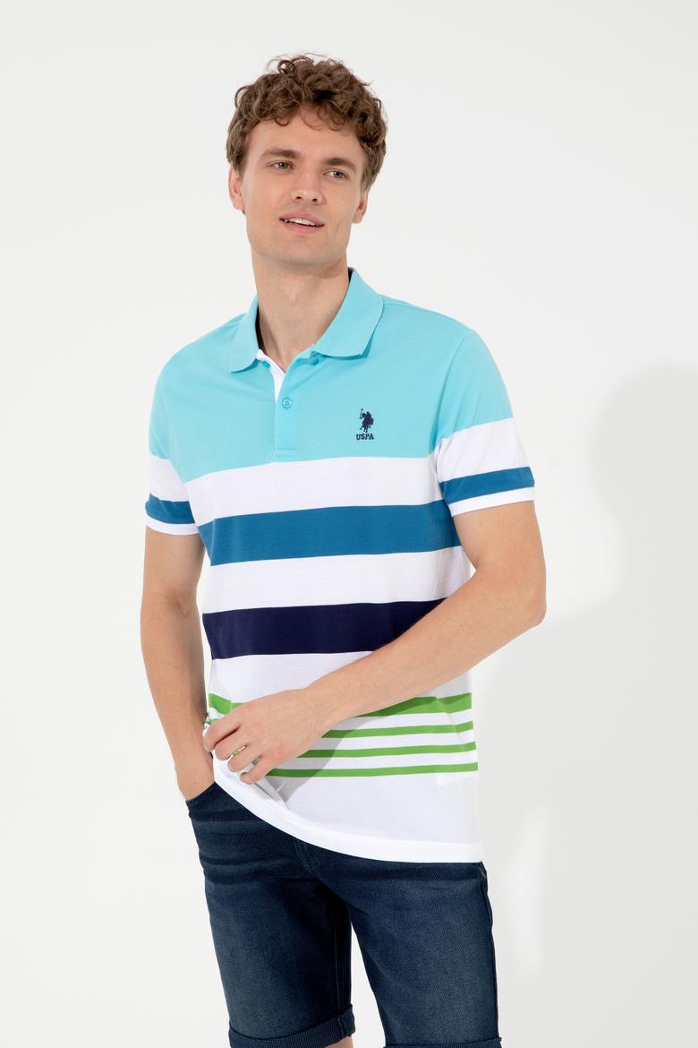 Erkek Turkuaz Polo Yaka Tişört - 50247785010