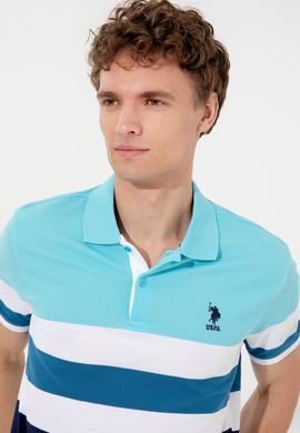 Erkek Turkuaz Polo Yaka Tişört - 50247785010