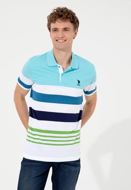 Erkek Turkuaz Polo Yaka Tişört - 50247785010