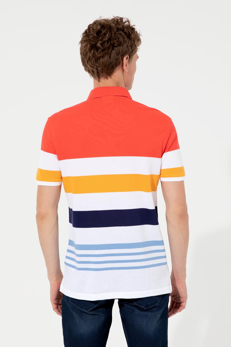 Erkek Kırmızı Polo Yaka Tişört - 50247785019