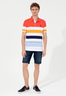 Erkek Kırmızı Polo Yaka Tişört - 50247785019