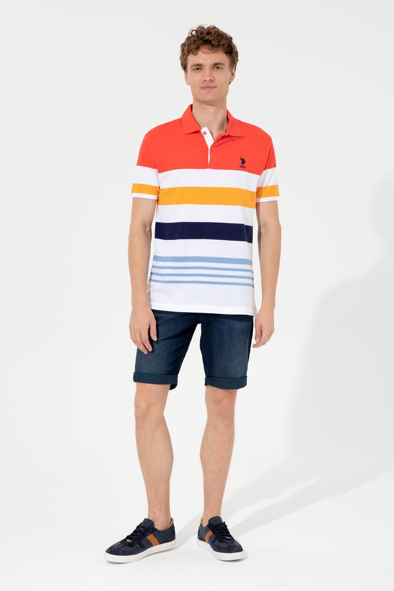 Erkek Kırmızı Polo Yaka Tişört - 50247785019