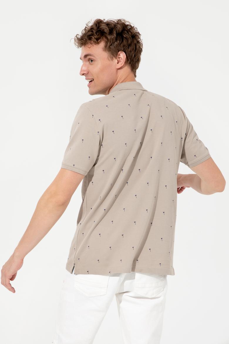 Erkek Haki Polo Yaka Tişört - 50249159018