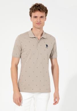 Erkek Haki Polo Yaka Tişört - 50249159018