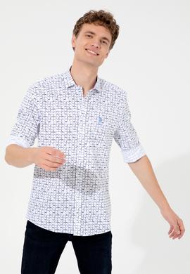 Erkek Lacivert Uzun Kollu Gömlek - 50246580009