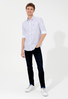 Erkek Lacivert Uzun Kollu Gömlek - 50246580009