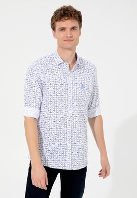 Erkek Lacivert Uzun Kollu Gömlek - 50246580009