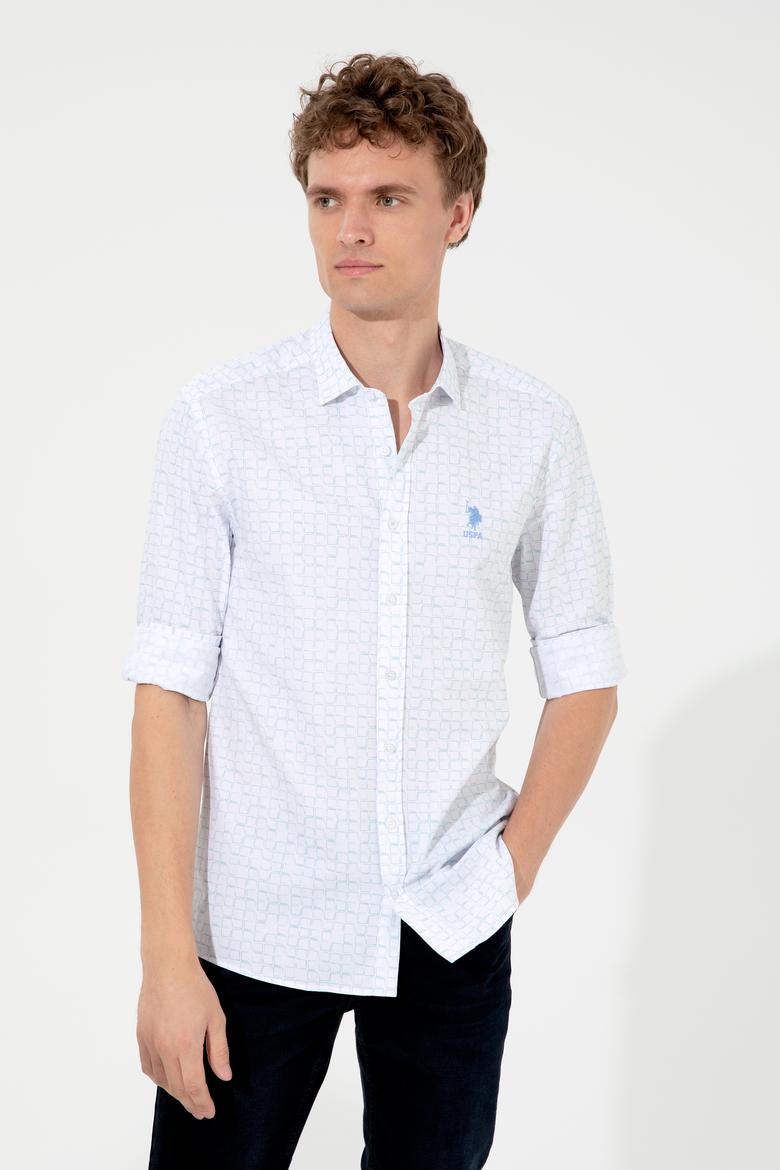 Erkek Mavi Gömlek Uzunkol - 50246580008