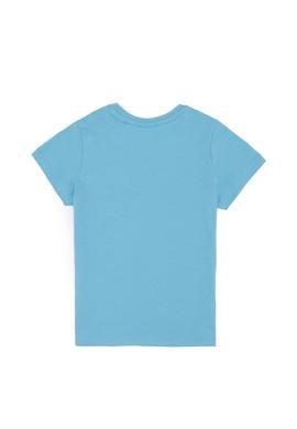 Çocuk Turkuaz Bisiklet Yaka Tişört - 50249291026