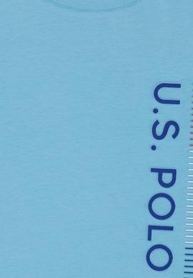 Çocuk Turkuaz Bisiklet Yaka Tişört - 50249291026