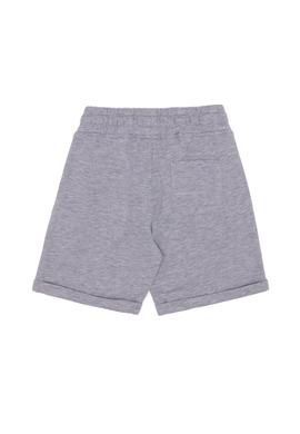 Çocuk Gri Melanj Örme Şort - 50248433014