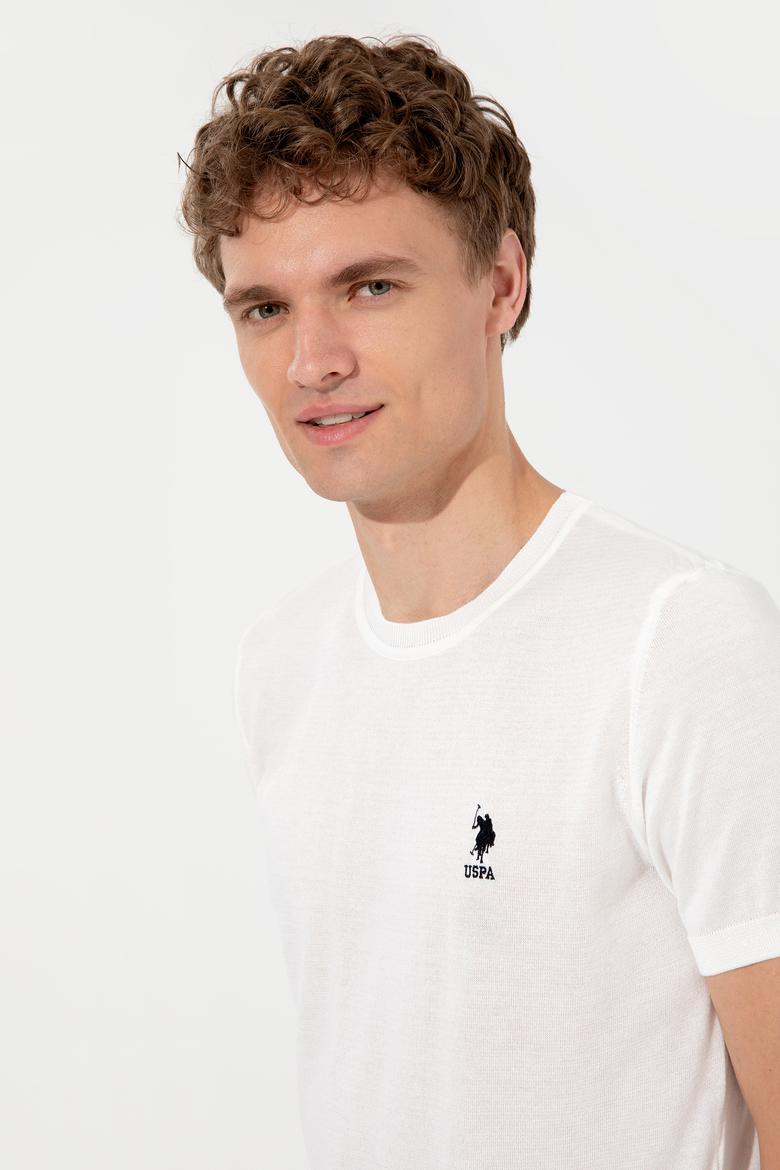 Erkek Ekru Triko Kazak - 50254498026