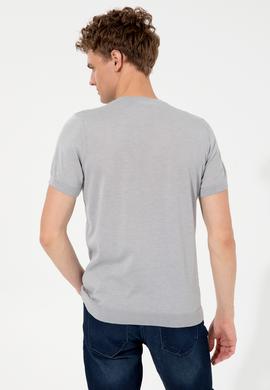 Erkek Açık Gri Kazak - 50254498017