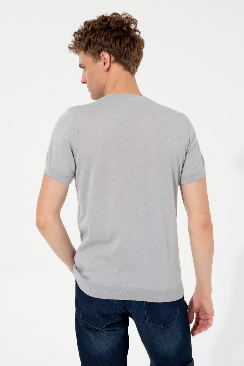 Erkek Açık Gri Kazak - 50254498017