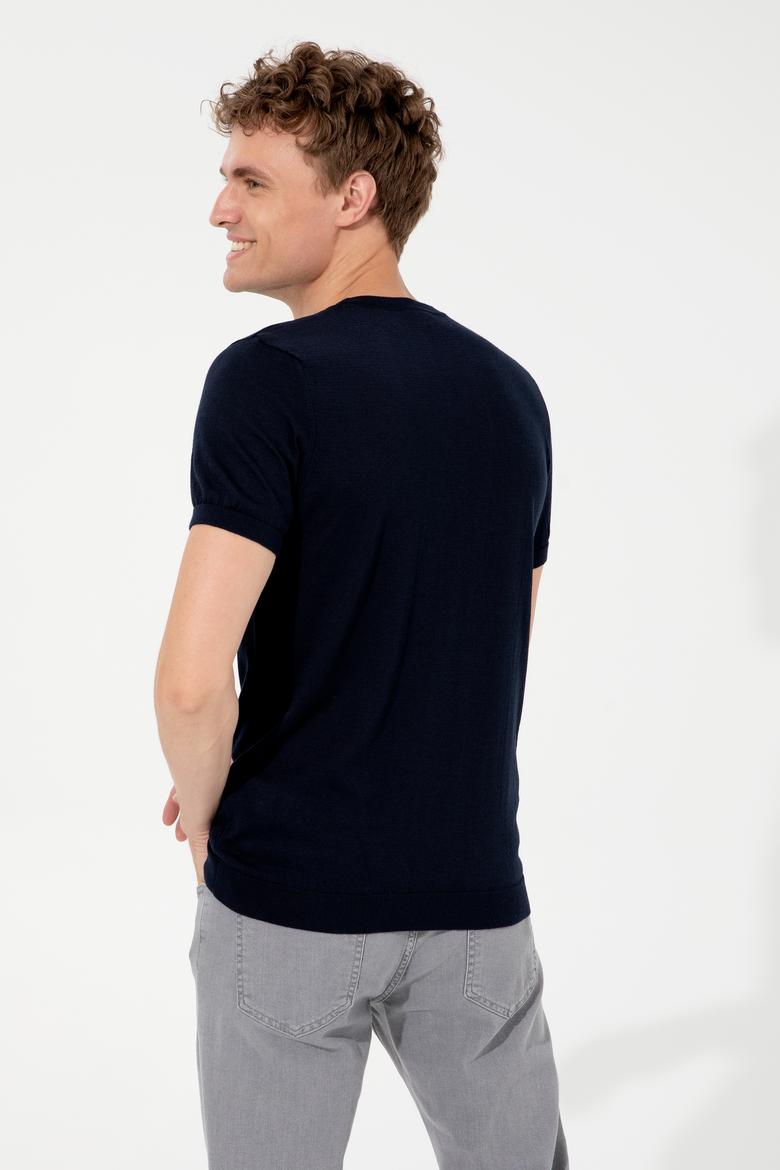 Erkek Lacivert Kazak - 50254498051