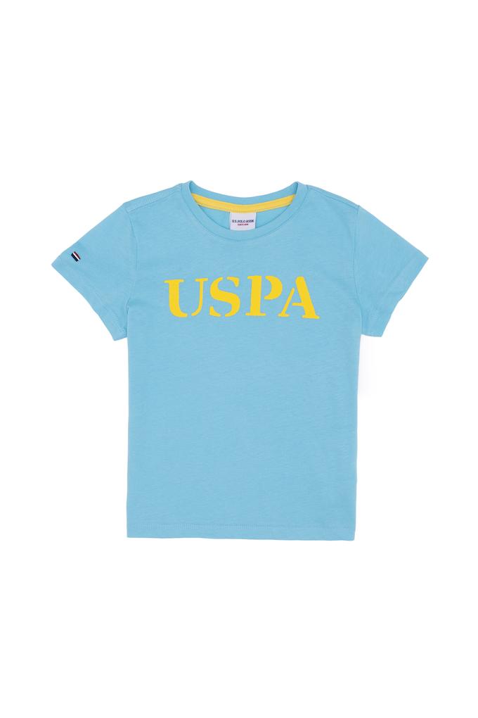 Erkek Çocuk Turkuaz Bisiklet Yaka Tişört