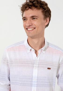 Erkek Somon Uzun Kollu Gömlek - 50246789023