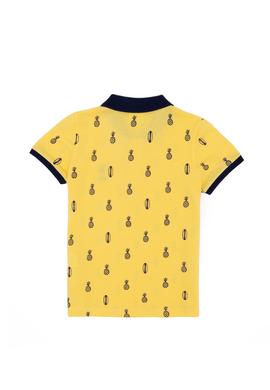 Erkek Çocuk Açık Sarı Polo Yaka Tişört - 50248932007
