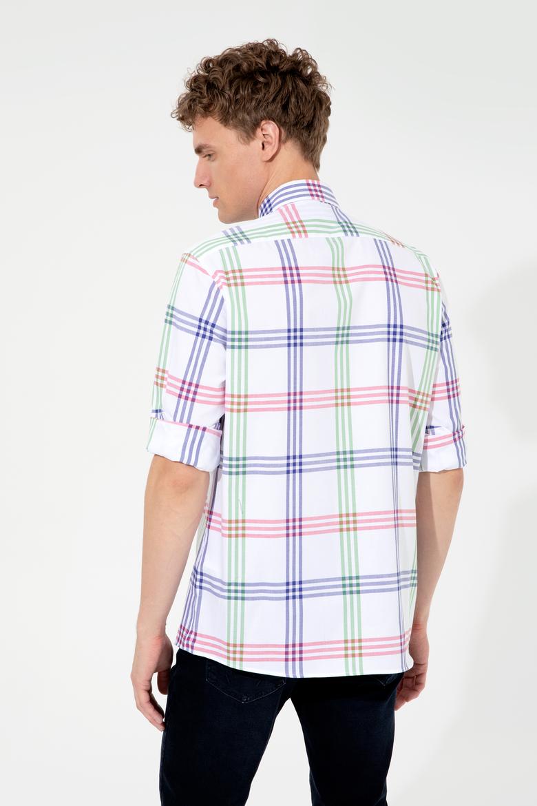 Erkek Yeşil Uzun Kollu Gömlek - 50249532007