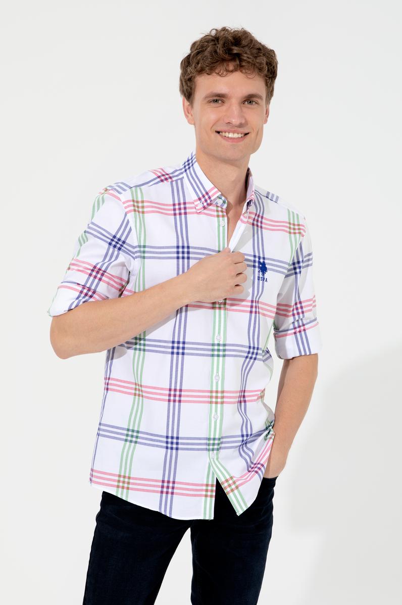 Erkek Yeşil Uzun Kollu Gömlek