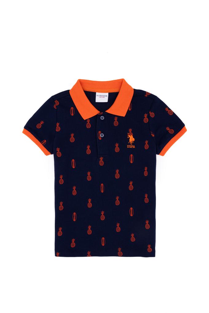 Erkek Çocuk Lacivert Polo Yaka Tişört