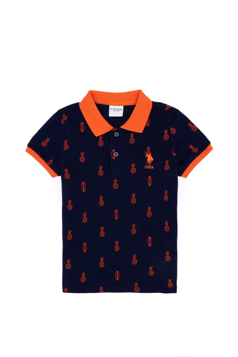 Erkek Çocuk Lacivert Polo Yaka Tişört