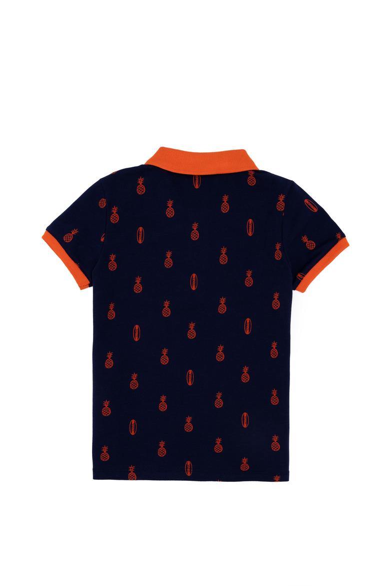 Erkek Çocuk Lacivert Polo Yaka Tişört - 50248932028