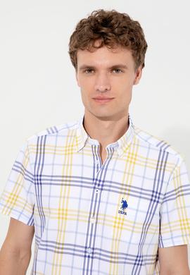Erkek Safran Kısa Kollu Gömlek - 50247510016