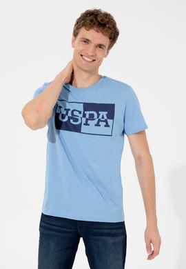 Erkek Koyu Mavi Bisiklet Yaka Tişört - 50247339153