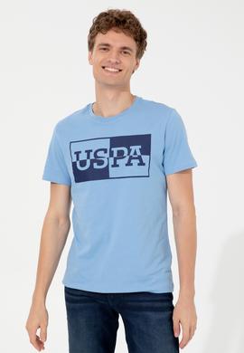 Erkek Koyu Mavi Bisiklet Yaka Tişört - 50247339153