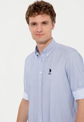 Erkek Lacivert Uzun Kollu Gömlek - 50247745016