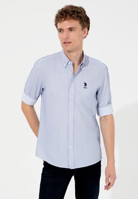 Erkek Lacivert Uzun Kollu Gömlek - 50247745016