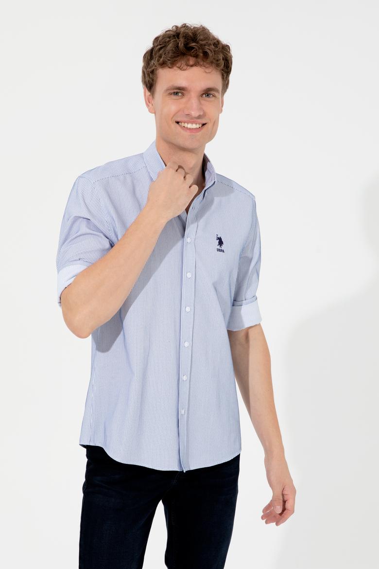 Erkek Lacivert Uzun Kollu Gömlek - 50247745016