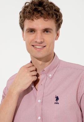 Erkek Kırmızı Uzun Kollu Gömlek - 50247745007