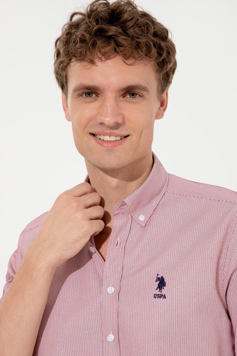 Erkek Kırmızı Uzun Kollu Gömlek - 50247745007